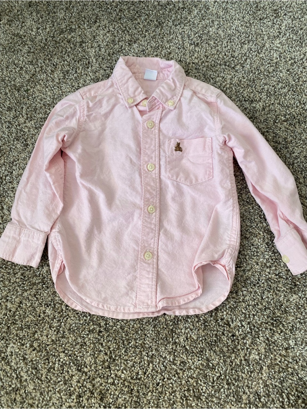 Baby Gap - Classic Button-Down Kids Shirt in Light Pink - 2T